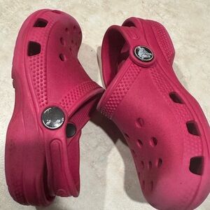 Girl Pink Crocs